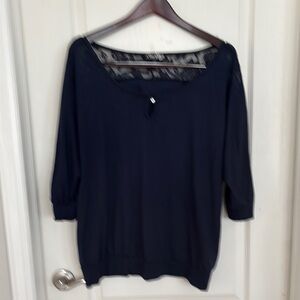 Elegant Blue Blouse